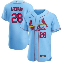 Youth St. Louis Cardinals Nolan Arenado Blue Jersey Home Flex Base