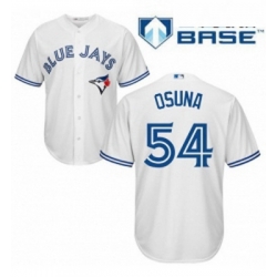 Youth Majestic Toronto Blue Jays 54 Roberto Osuna Authentic White Home MLB Jersey