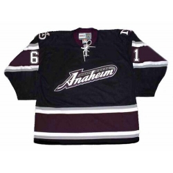 All size Blank 2005 Anaheim Mighty Ducks Alternate Throwback Jersey