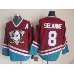 NHL Anaheim Ducks #8 Teemu Selanne red jerseys restore ancient ways