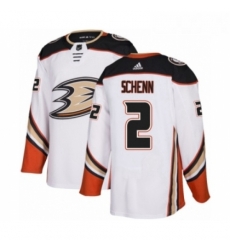 Youth Adidas Anaheim Ducks 2 Luke Schenn Authentic White Away NHL Jersey 