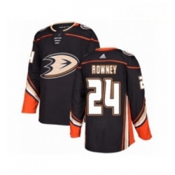 Youth Adidas Anaheim Ducks 24 Carter Rowney Premier Black Home NHL Jersey 