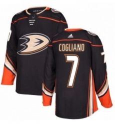 Youth Adidas Anaheim Ducks 7 Andrew Cogliano Premier Black Home NHL Jersey 