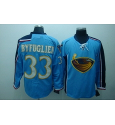 Atlanta Thrashers 33 Byfugien Blue Jerseys