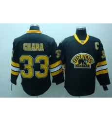 Boston Bruins 33 Chara Winter Black 3rd Jerseys