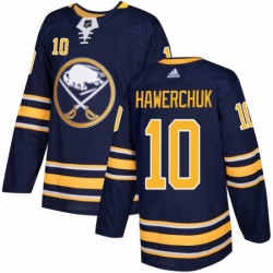 Youth Adidas Buffalo Sabres 10 Dale Hawerchuk Authentic Navy Blue Home NHL Jersey 