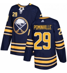 Youth Adidas Buffalo Sabres 29 Jason Pominville Authentic Navy Blue Home NHL Jersey 