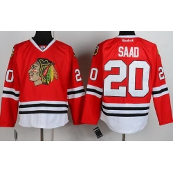 Chicago Blackhawks 20 Brandon Saad Red NHL Jerseys