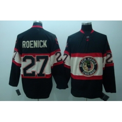 Chicago Blackhawks 27 Jeremy Roenick Black Jerseys