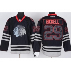 Chicago Blackhawks 29 Bryan Bickell Black ICE Fashion NHL Jerseys