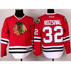 Chicago Blackhawks 32 Michal Rozsival Red NHL Jerseys