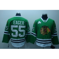 Chicago Blackhawks 55 Ben Eager Green Jerseys