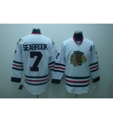 Chicago Blackhawks #7 Brent Seabrook white Jerseys