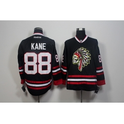 Chicago Blackhawks #88 Patrick Kane Black Skull Reebok Authentic Stitched NHL Jersey