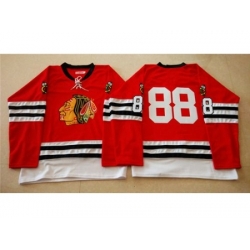 Chicago Blackhawks #88 Patrick Kane Red Mitchell And Ness 1960-61 Stitched NHL Jersey