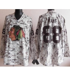 Chicago Blackhawks 88 Patrick Kane White Camo NHL Jerseys