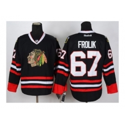 NHL Jerseys Chicago Blackhawks #67 Frolik black