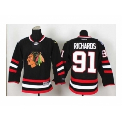 NHL Jerseys Chicago Blackhawks #91 Richards black