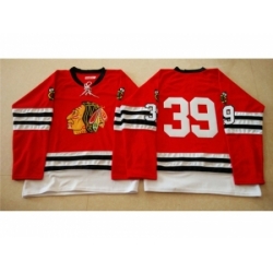 NHL Mitchell And Ness 1960-61 Chicago Blackhawks #39 Noname red Throwback jerseys