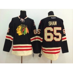 NHL chicago blackhawks #65 Andrew Shaw black jerseys(2015 new classic)