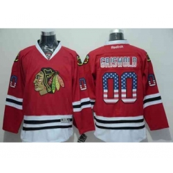 nhl jerseys chicago blackhawks #00 griswold red[national flag version]