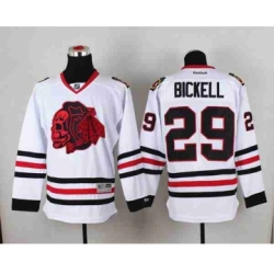 nhl jerseys chicago blackhawks #29 bickell white[the skeleton head]