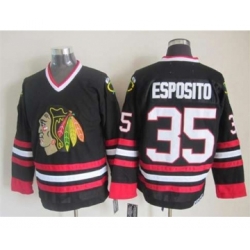 nhl jerseys chicago blackhawks 35 esposito black[2015 new]