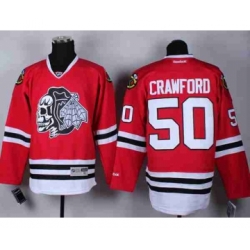 nhl jerseys chicago blackhawks #50 crawford red-1[the skeleton head]