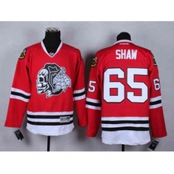 nhl jerseys chicago blackhawks #65 shaw red-1[the skeleton head]