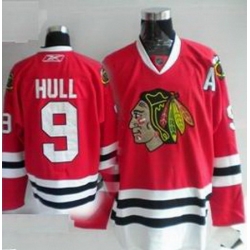 Youth Chicago Blackhawks 9 HULL red kids jerseys