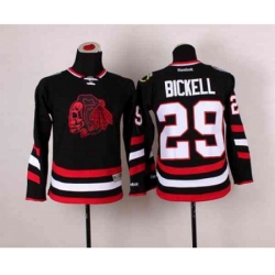 youth nhl jerseys chicago blackhawks #29 bickell black[2014 Stadium Series][the skeleton head]