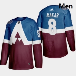 Avalanche 8 Cale Makar Blue Red 2020 NHL Stadium Series Adidas Jersey