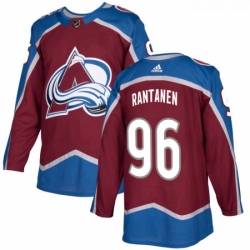 Youth Adidas Colorado Avalanche 96 Mikko Rantanen Premier Burgundy Red Home NHL Jersey 