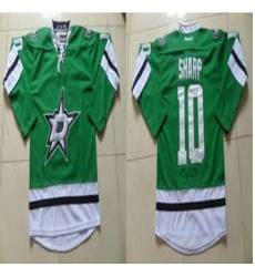 Dallas Stars #10 Patrick Sharp Green Stitched NHL Jersey