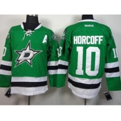 Dallas Stars 10 Shawn Horcoff Green Stitched NHL Jersey