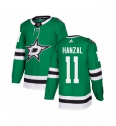 Youth Adidas Dallas Stars 11 Martin Hanzal Premier Green Home NHL Jersey 