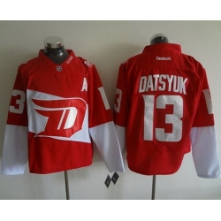 Red Wings #13 Pavel Datsyuk Red 2016 Stadium Series Stitched NHL Jersey