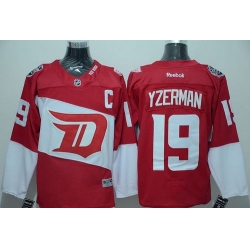 Red Wings #19 Steve Yzerman Red 2016 Stadium Series Stitched NHL Jersey