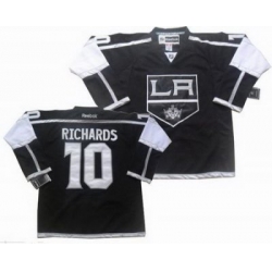 Los Angeles Kings 10# Mike Richards black jersey