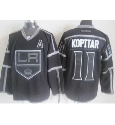 Los Angeles Kings #11 Anze Kopitar Black ICE Fashion NHL Jerseys