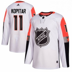 Mens Adidas Los Angeles Kings 11 Anze Kopitar Authentic White 2018 All Star Pacific Division NHL Jersey 