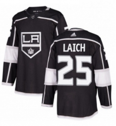 Mens Adidas Los Angeles Kings 25 Brooks Laich Premier Black Home NHL Jersey 