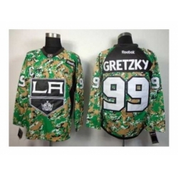 NHL Jerseys Los Angeles Kings #99 Gretzky camo[patch C]