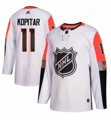 Youth Adidas Los Angeles Kings 11 Anze Kopitar Authentic White 2018 All Star Pacific Division NHL Jersey 