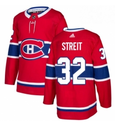 Mens Adidas Montreal Canadiens 32 Mark Streit Premier Red Home NHL Jersey 