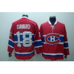 Montreal Canadiens #18 Serge Savard Robinson CCM red Jerseys