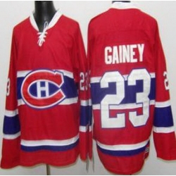 Montreal Canadiens 23 Bob Gainey Red Throwback CCM NHL Jersey