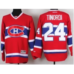 Montreal Canadiens 24 Jarred Tinordi Red NHL Hockey Jerseys