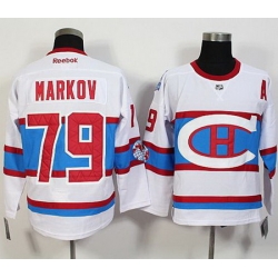 Montreal Canadiens #79 Markov White New CH Stitched NHL Jersey