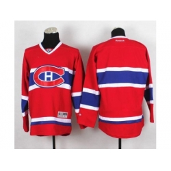 Montreal Canadiens Blank Stitched Red New CH NHL Jersey